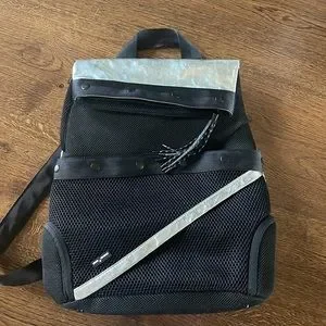 NEW! Go DASH DOT BACK PACK BLACK/SILVER Limited Edition GoDash Dot | Bags | New Go Dash Dot Back Pack Blacksilver  main image 2